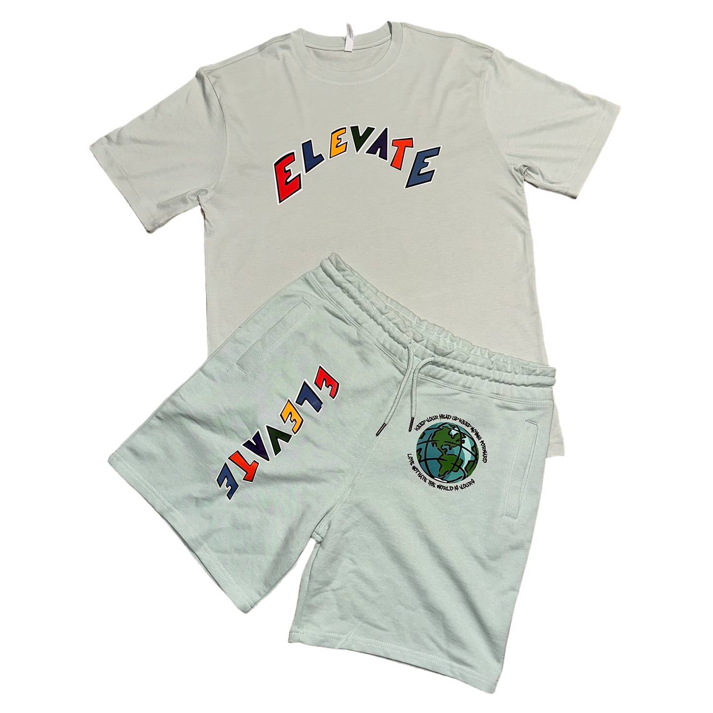 "ELEVATE" Green T Shirt